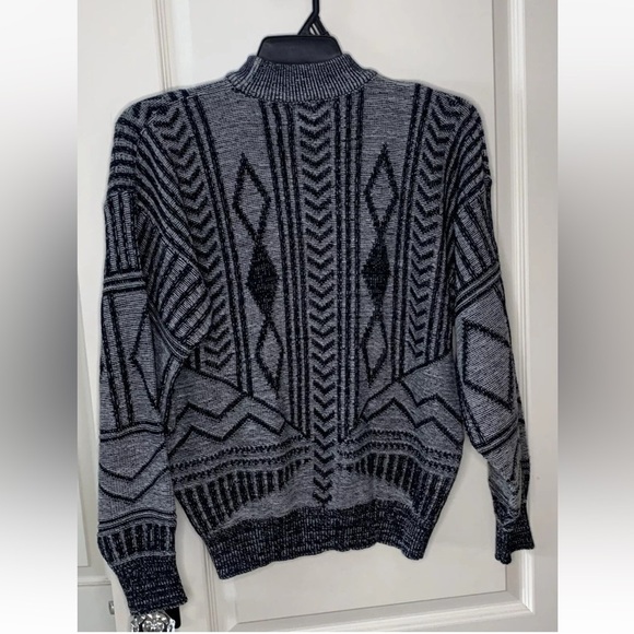 sassoon Other - Vintage 80’s Sassoon Men’s Geometric Acrylic Sweater Size XL